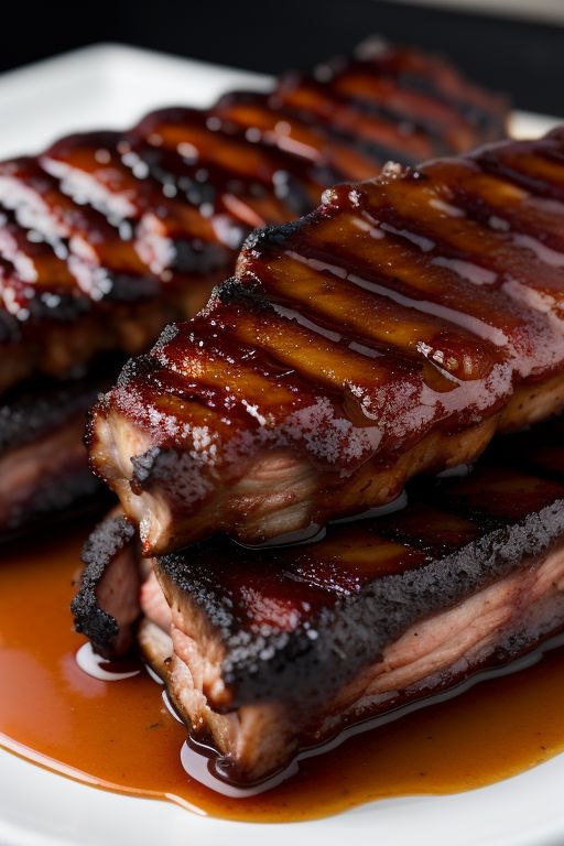 harissa honey glazed grilled ribs 2