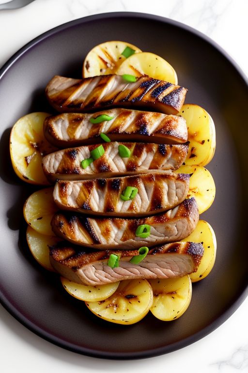 Grilled Pickled Red Onion Sirloin Steak