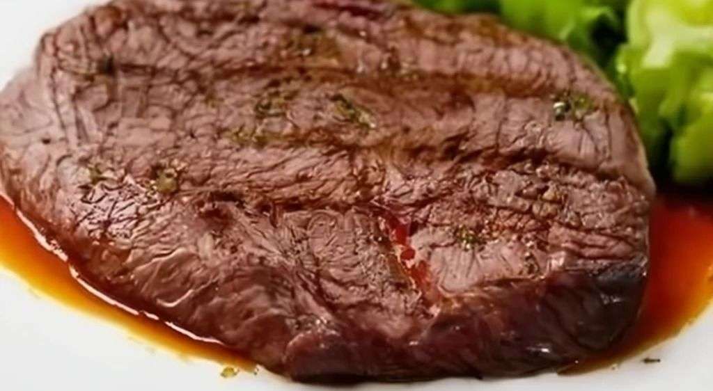 Tenderized and Marinated Round Steak