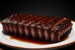 Juicy Cut of Thawed Ribs